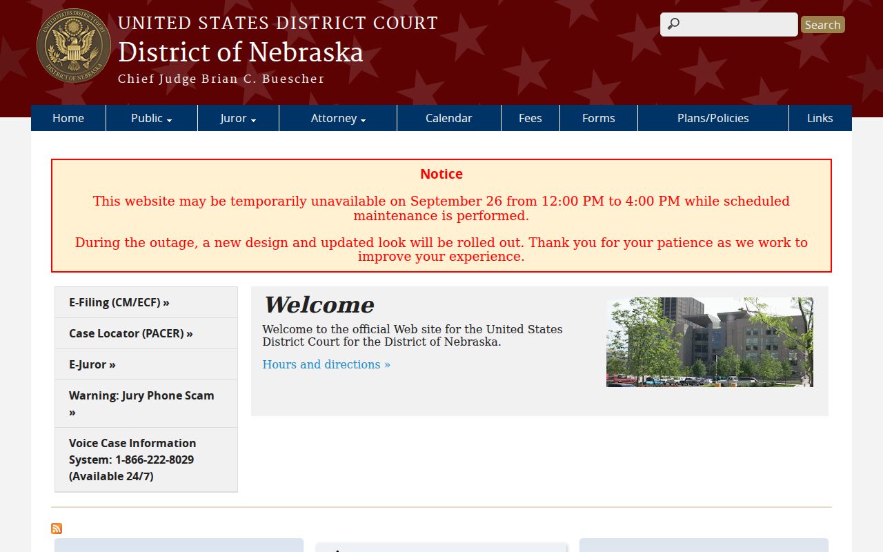 Thayer County arrest warrants federal court information source